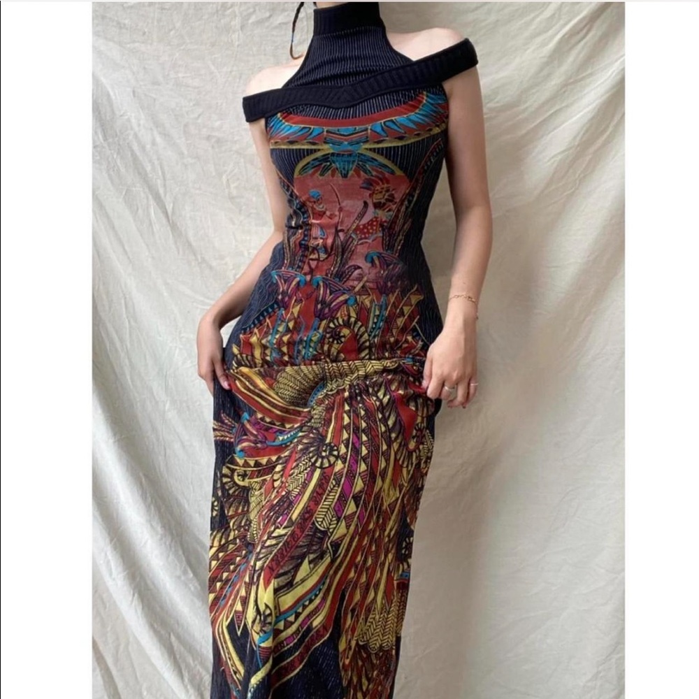Save The Queen One-of-a-kind Tribal Maxi Dress